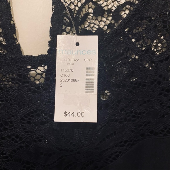 Maurices Lace Illusion Jumpsuit - Picture 6 of 7